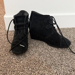 Toms Black Ankle Boots